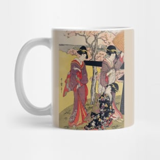 Traditional Japanese Women Mug